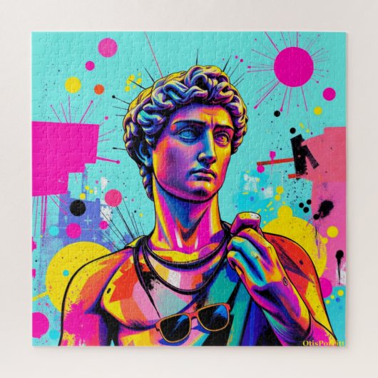 DAVID POP ART-9 LEGPUZZEL (Verticaal)