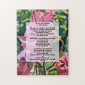 David Psalm 23 biblical quote Legpuzzel (Verticaal)