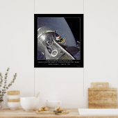 David R. Scott "Spider" - Apollo 9 Mission Poster (Keuken)