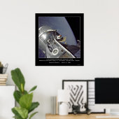 David R. Scott "Spider" - Apollo 9 Mission Poster (Thuiskantoor)
