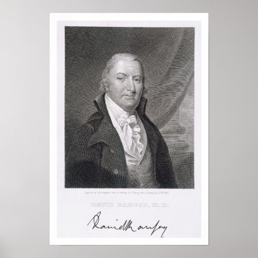 David Ramsay, gegraveerd door James Barton Longacr Poster (Voorkant)