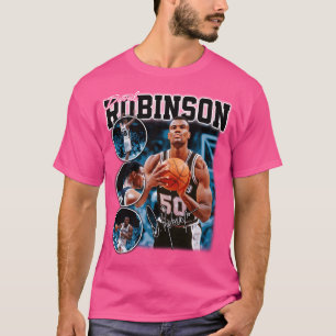 David Robinson Basketball Signature Vintage Retro T-shirt