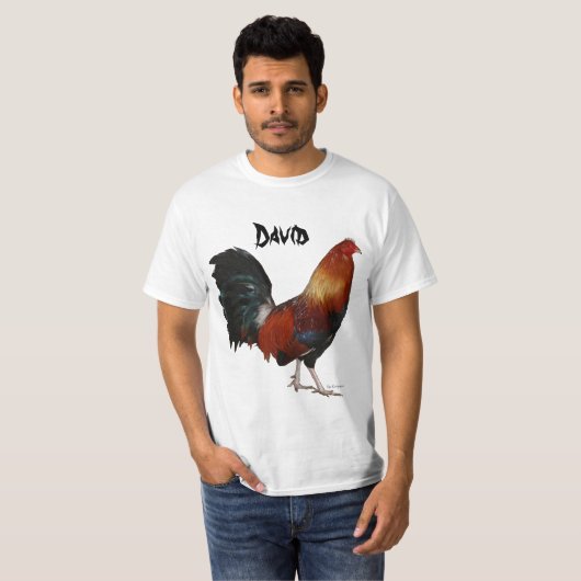 David Rooster Shirt (Voorkant volledig)