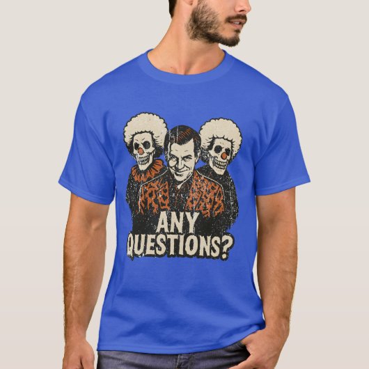 David S. Pumpkins - Any Questions T-shirt (Voorkant)