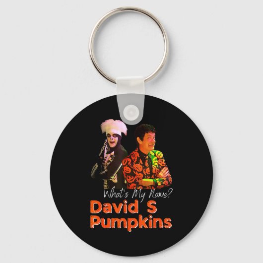 David S Pumpkins Skeleton Funny Skit Men Clothing Sleutelhanger (Voorkant)
