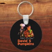 David S Pumpkins Skeleton Funny Skit Men Clothing Sleutelhanger (Voorkant)