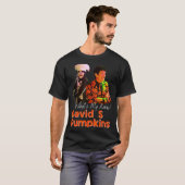 David S Pumpkins Skeleton Funny Skit Men Clothing T-shirt (Voorkant volledig)