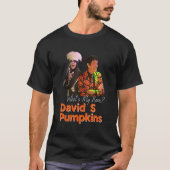 David S Pumpkins Skeleton Skit Man Clothing Spel T-shirt (Voorkant)