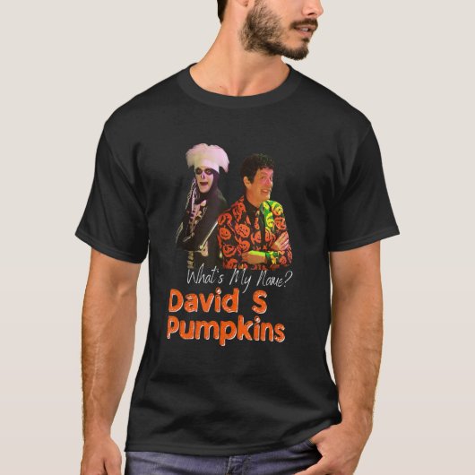 David S Pumpkins Skeleton Skit Man Clothing Spel T-shirt (Voorkant)