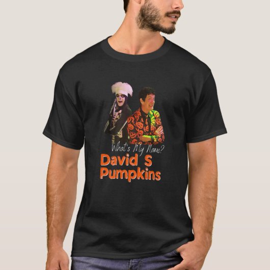 David S Pumpkins Skeleton Skit Mannen Clothing Spe T-shirt (Voorkant)