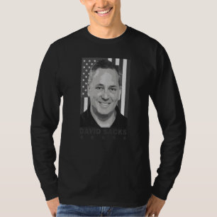 David Sacks Conservatieve All In Podcast Medeprese T-shirt