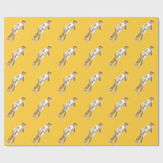 David Sculpture van Michelangelo Gepersonaliseerd Cadeaupapier (Vlak)