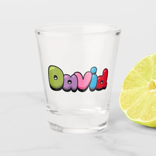 David Shot Glas (Voorkant)