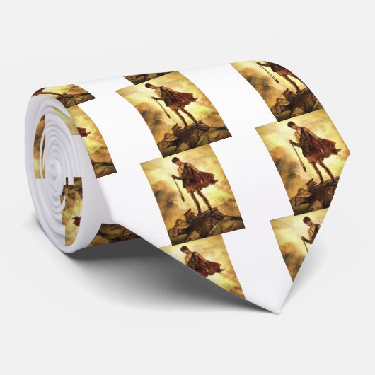 David slays Goliath Stropdas (Opgerold)