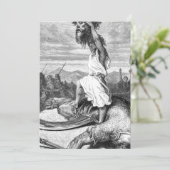 David Slays Goliath uit Gustave Dore 1886 Kaart (Staand voorkant)