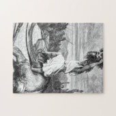 David Slays Goliath uit Gustave Dore 1886 Legpuzzel (Horizontaal)