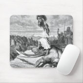 David Slays Goliath uit Gustave Dore 1886 Muismat (Met muis)
