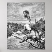 David Slays Goliath uit Gustave Dore 1886 Poster (Voorkant)