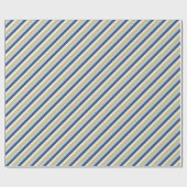 David Star | Cute Hanukkah Striped Pattern Cadeaupapier (Vlak)