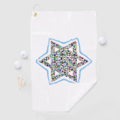 David Star made with Gemstones Golfhanddoek (Insitu)