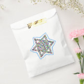 David Star made with Gemstones in all colors Bedankzakje (Gezegeld)