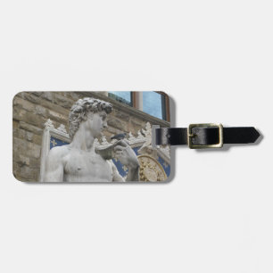 David Statue Michelangelo in Italië Bagagelabel