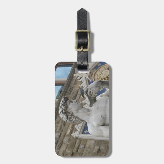 David Statue Michelangelo in Italië Bagagelabel (Voorkant verticaal)
