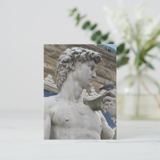 David Statue Michelangelo in Italië Briefkaart (Staand voorkant)