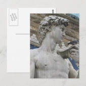 David Statue Michelangelo in Italië Briefkaart (Voorkant / Achterkant)