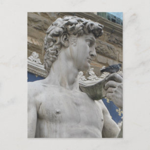 David Statue Michelangelo in Italië Briefkaart