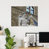 David Statue Michelangelo in Italië Poster (Thuiskantoor)