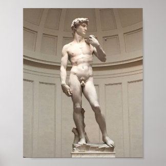 David Statue van Michelangelo Poster