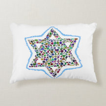 David Ster gemaakt met edelstenen