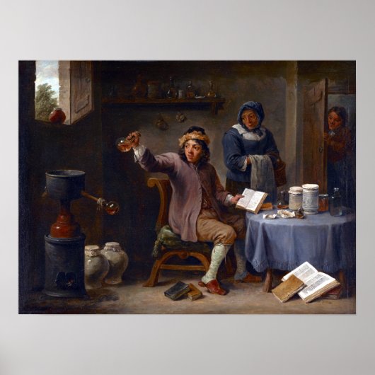 David Teniers II Raadpleging Poster (Voorkant)