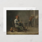 David Teniers the Younger-Smoker Briefkaart (Voorkant / Achterkant)