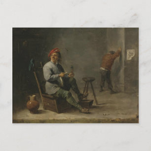 David Teniers the Younger-Smoker Briefkaart