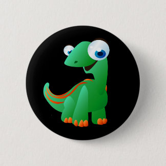 David The Dinosaur Ronde Button 5,7 Cm