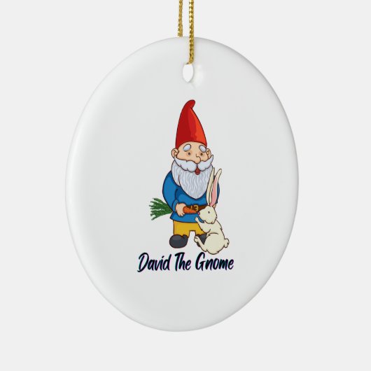 David The Gnome Keramisch Ornament (Rechts)