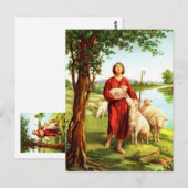 David The Shepherd Briefkaart (Voorkant / Achterkant)