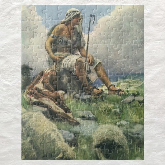 David the Shepherd by Copping, Vintage Religion Legpuzzel