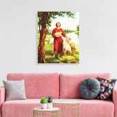 David The Shepherd Canvas Afdruk (Insitu (Woonkamer))