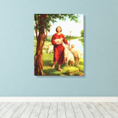 David The Shepherd Canvas Afdruk (Insitu (Houten vloer))