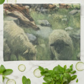 David the Shepherd door Copping,  religie Theedoek (Gevouwen)