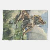 David the Shepherd door Copping,  religie Theedoek (Horizontaal)