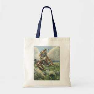 David the Shepherd door Copping, religie Tote Bag