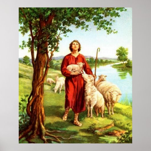 David The Shepherd Poster (Voorkant)