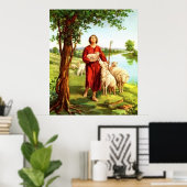 David The Shepherd Poster (Thuiskantoor)