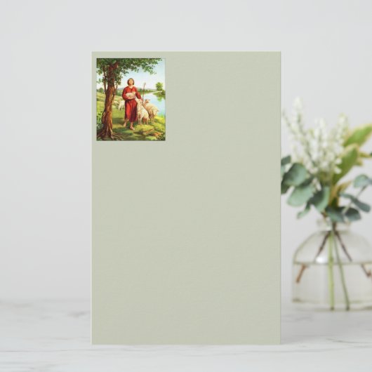 David The Shepherd Stationery Briefpapier (Staand voorkant)
