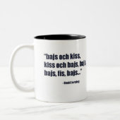 david tweekleurige koffiemok (Links)