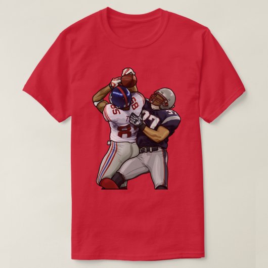 David Tyree Helmet Catch T-shirt (Design voorkant)